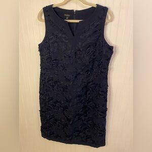 Talbots- Embroidered Floral Shift Dress